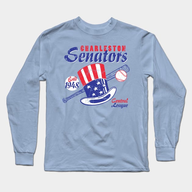 Charleston Senators Long Sleeve T-Shirt by MindsparkCreative